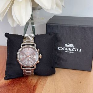 NWT Coach Delancey Sport Grey Dial Watch‎ 14502841